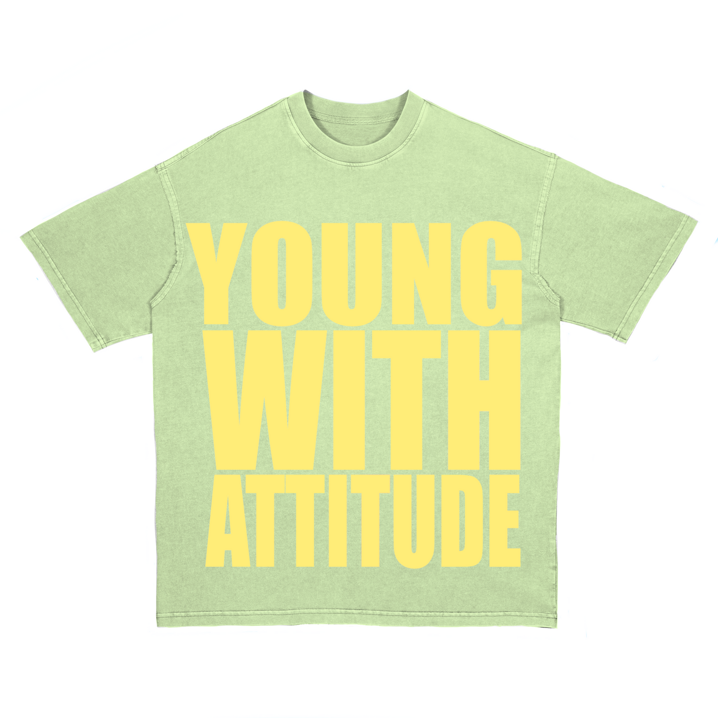 YWA pistach lime Tee